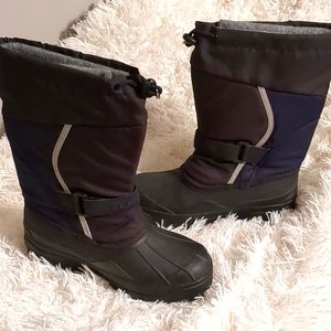 LL BEAN SNOW BOOTS YOUTH 4